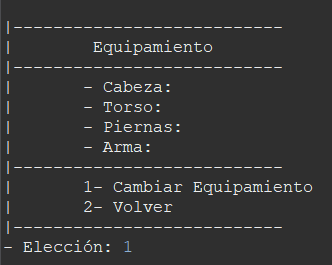 Equipamiento